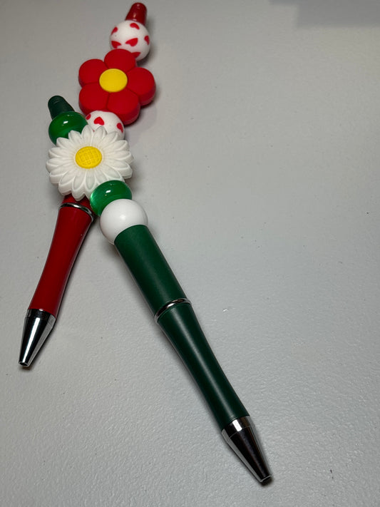 FANCY BEADED WRITING PEN